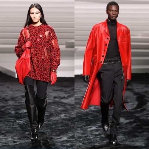 VERSACE FALL 2024 RENK TRENDİ KIRMIZI